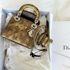 Sold! Limited edition exotic Mini Lady Dior